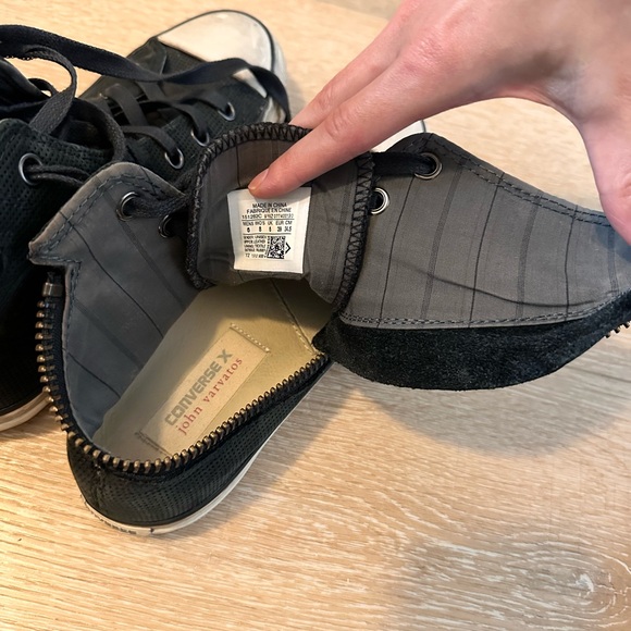 Converse X John Varvatos high tops. Intentional distressing size 6M 8W. - Picture 7 of 13